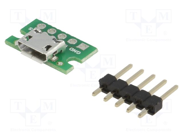 USB MICRO-B CONNECTOR BREAKOUT BOARD