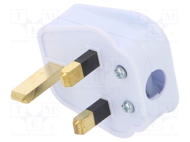 LT-327 5A PLUG WHT