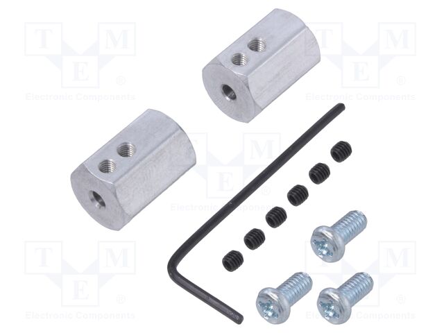 12MM HEX WHEEL ADAPTER FOR 3MM SHAFT