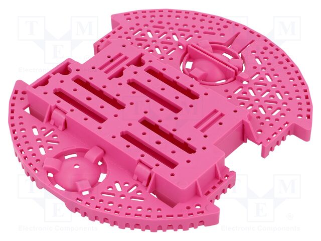 ROMI CHASSIS BASE PLATE - PINK