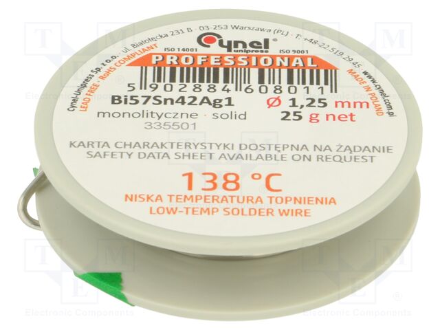 BI57SN42AG1-B/T Ø 1.25 25 G