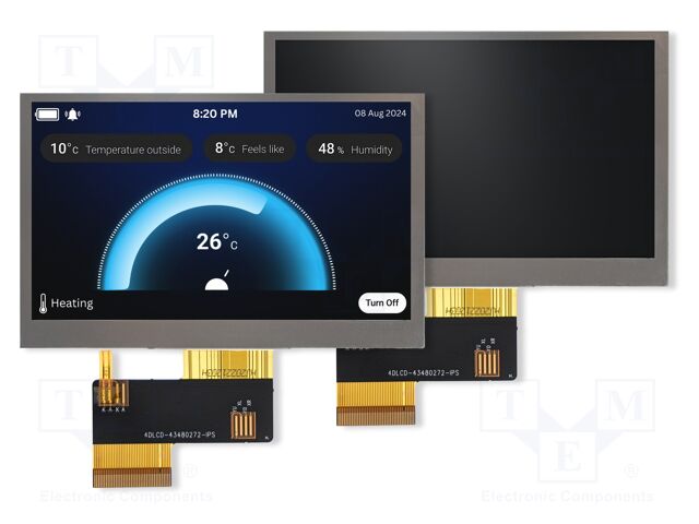4DLCD-43-480-272-NT-NM-500-R