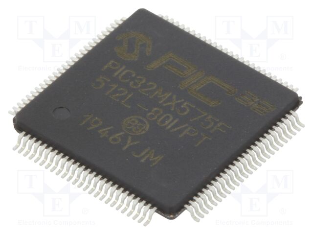 PIC32MX575F512L-80I/PT