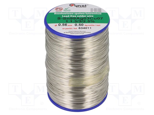 SN99CU07AG03-1.1.3/0.56MM 500G
