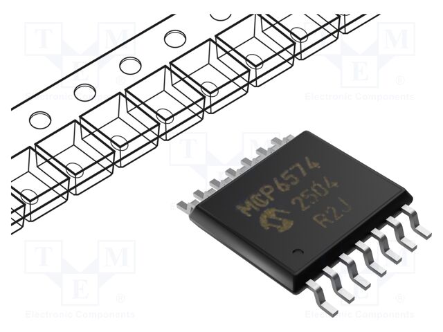 MCP6574T-E/ST