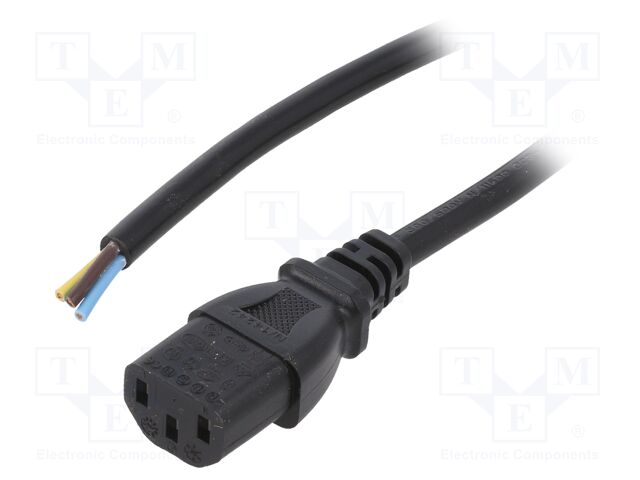 LT-501 H05VV-F 1.0/3C BLK 5M END