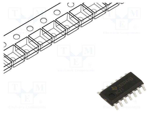 SN74HC21DR