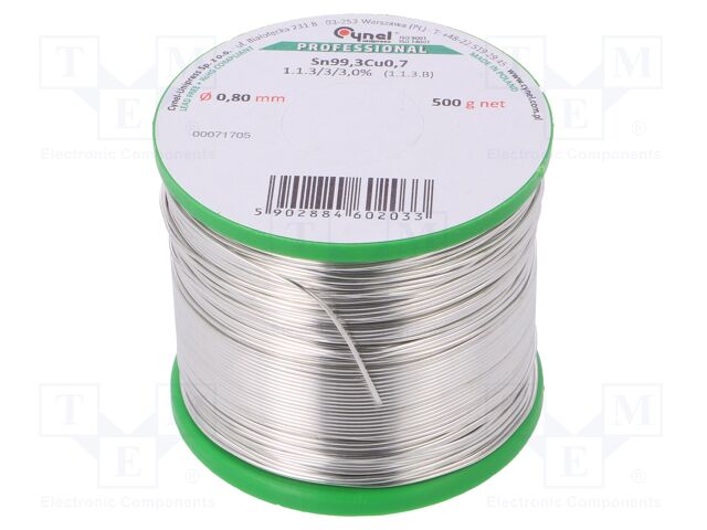 SN99,3CU0,7 0,80 500G