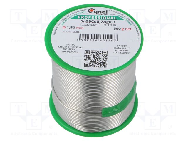 SN99CU07AG03-1.1.3/1.5MM 500G