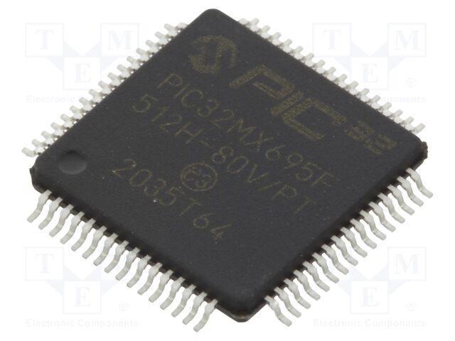 PIC32MX695F512H-80V/PT