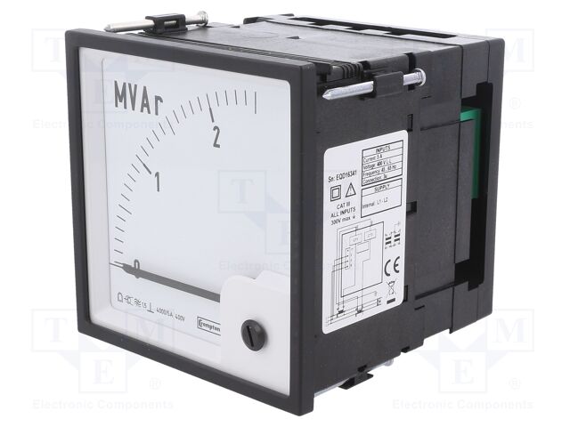 400V L-L, 4000/5A-0-2,5 MVAR