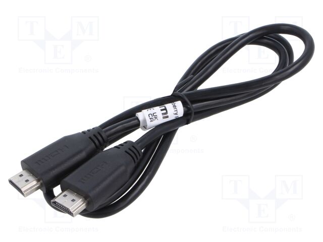 HDMI TO HDMI CABLE 1M BLACK 789-21051001