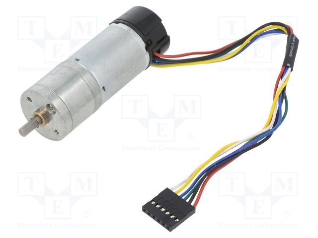 75:1 METAL GEARMOTOR 25DX69L LP 6V 48 CP