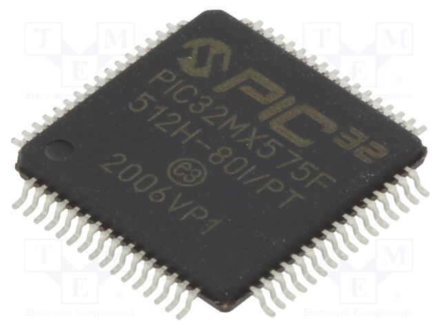 PIC32MX575F512H-80I/PT