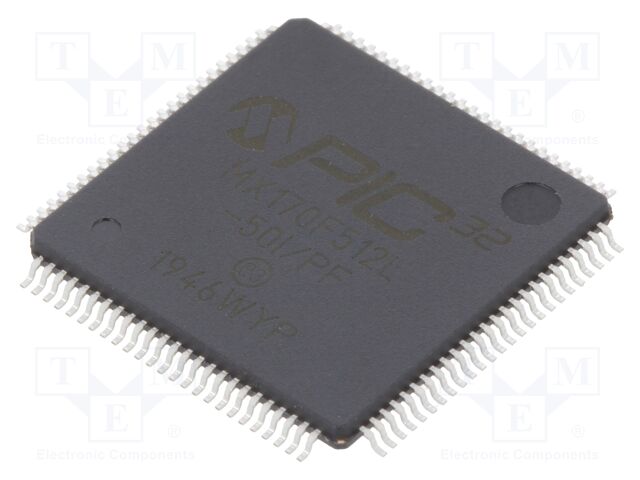PIC32MX170F512L-50I/PF