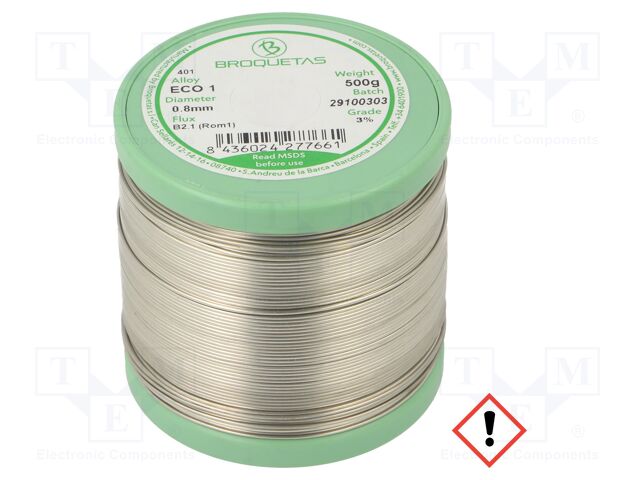 ECO 1 (SNCU1) FLUX B2.1 0,8 MM 500G