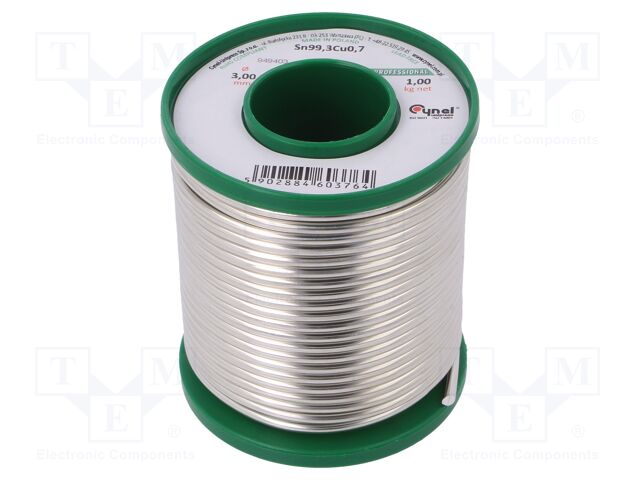 SN99,3CU0,7-BT 3.00 1KG