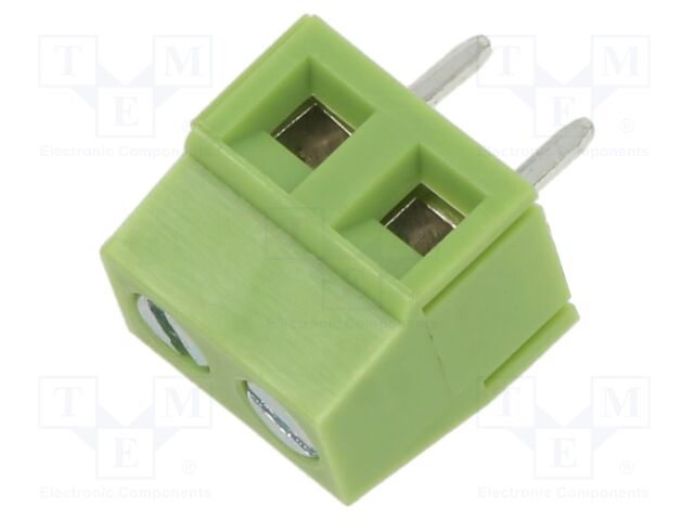 XY127V-2P 5.0MM GREEN