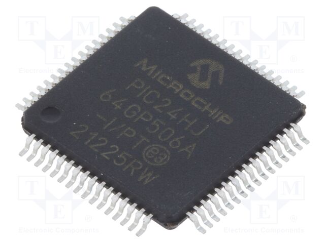 PIC24HJ64GP506A-I/PT