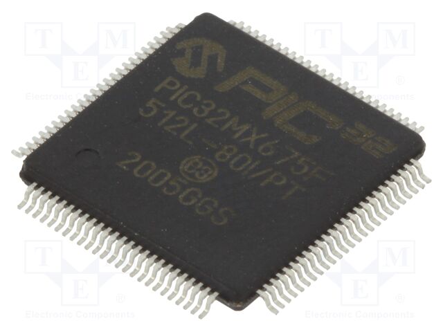 PIC32MX675F512L-80I/PT