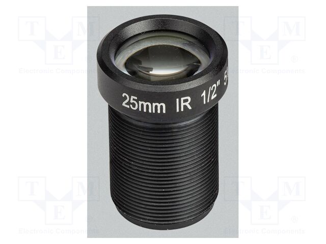 M12 LENS 5MP 25MM TELEPHOTO ~18 DEG