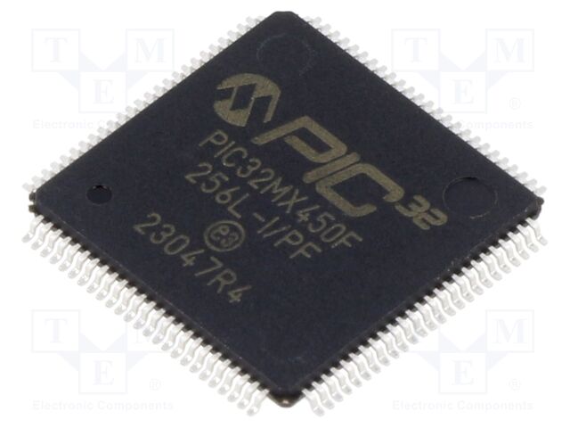 PIC32MX450F256L-I/PF