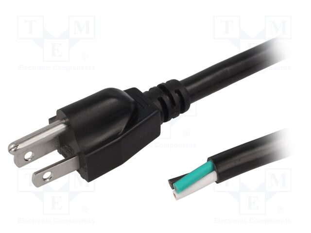 LT202 3X14AWG 105E.C 3.5M BLK