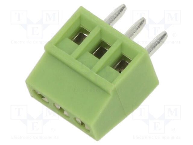 XY308-3P 2.54MM GREEN