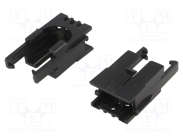 ROMI CHASSIS MOTOR CLIP PAIR - BLACK