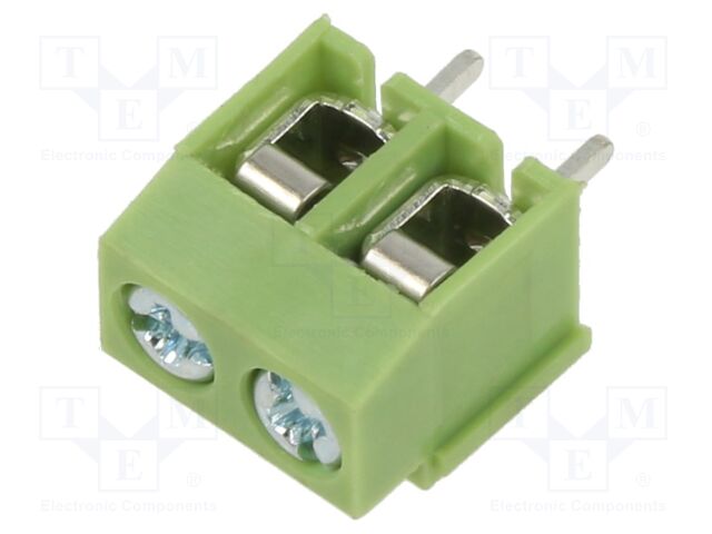 XY126V-2P 5.0MM GREEN