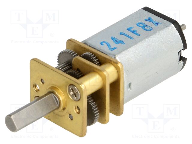 298:1 MICRO METAL GEARMOTOR MP 6V DUAL