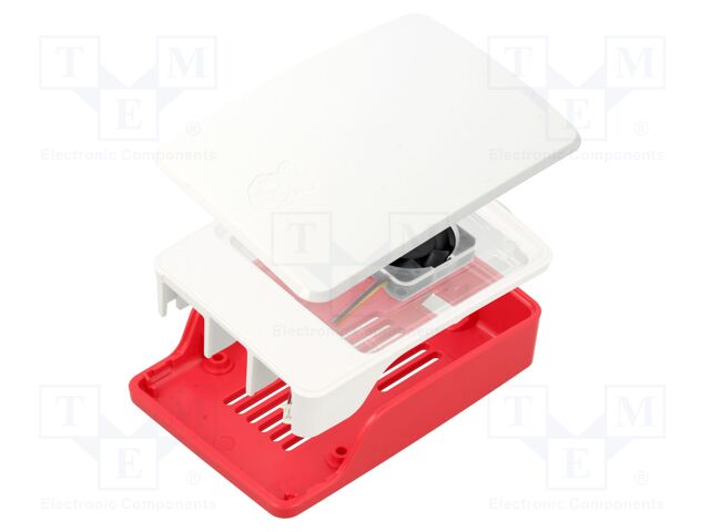 RASPBERRY PI CASE FOR PI 5 RED/WHITE