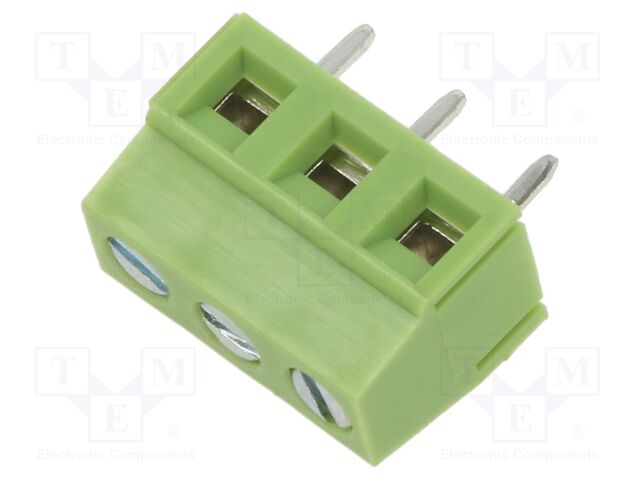 XY127V-3P 5.0MM GREEN