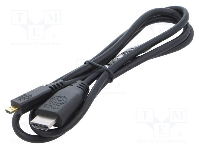 MICRO-HDMI/M TO HDMI-A/M CABLE, 1M BLACK