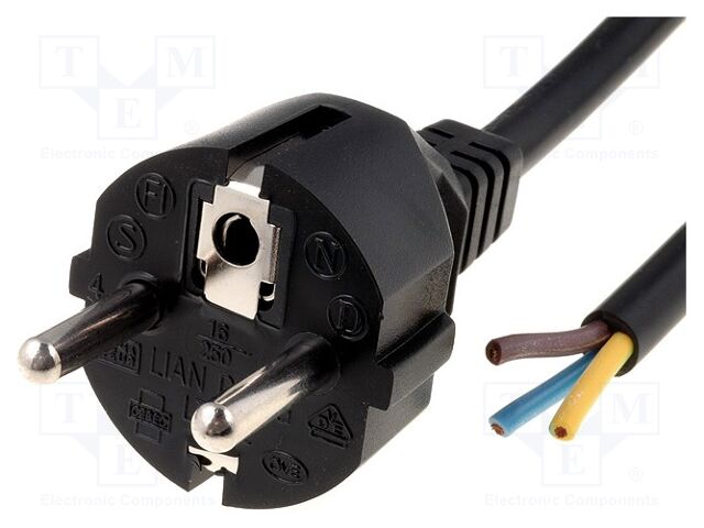 LT312 H05VV-F 3X1.0 3.0M BLK
