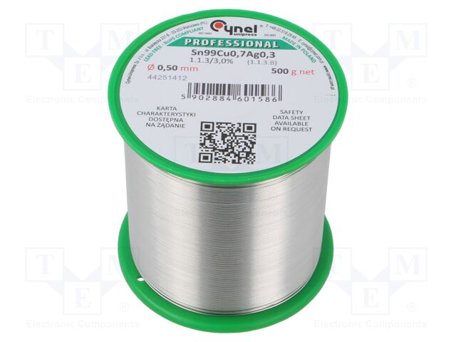 SN99CU07AG03-1.1.3/0.5MM 500G