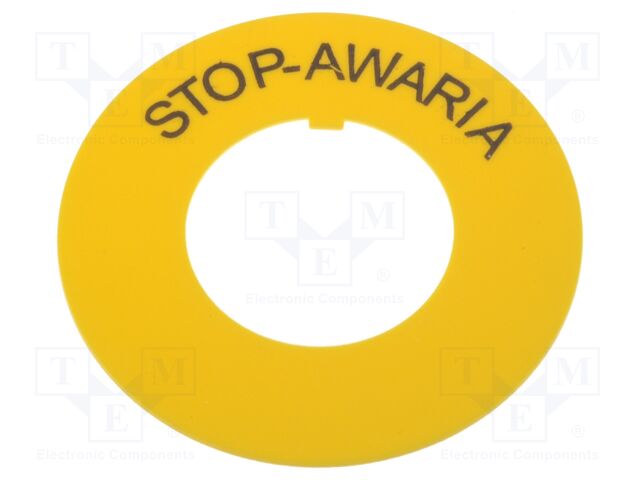 W0-P.ŻÓŁTE DO FI22+NAPIS STOP-AWARIA