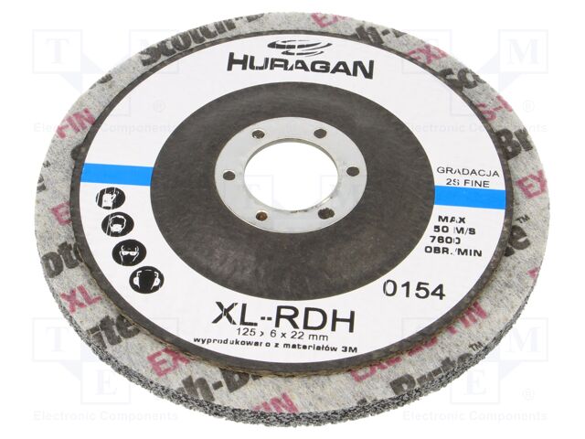 XL-RDH 2S FIN 125X  6X 22MM