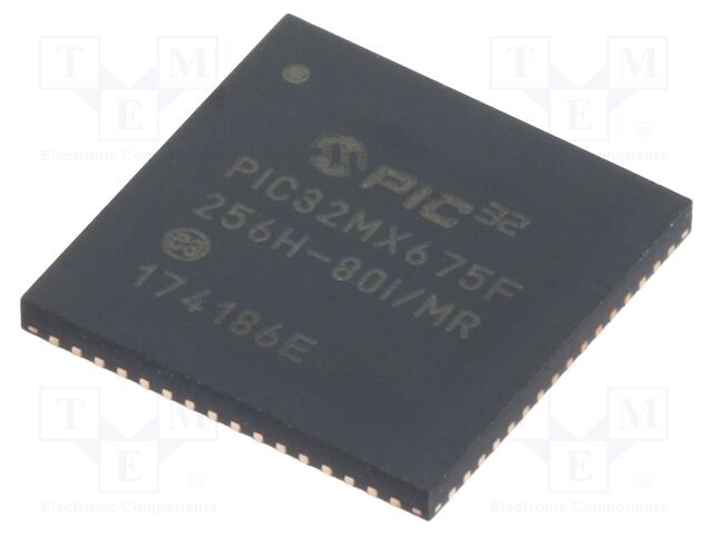 PIC32MX675F256H-80I/MR