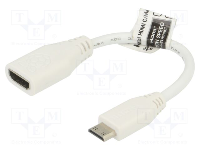 MINI HDMI C/M TO STANDARD HDMI A/F 10 W