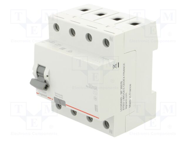 RX3 4P 40A 30MA TYP AC