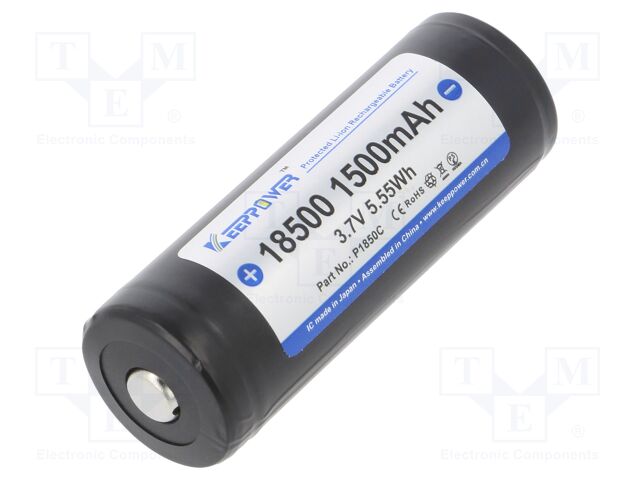 ICR18500-150PCM 1500MAH PROTECTED